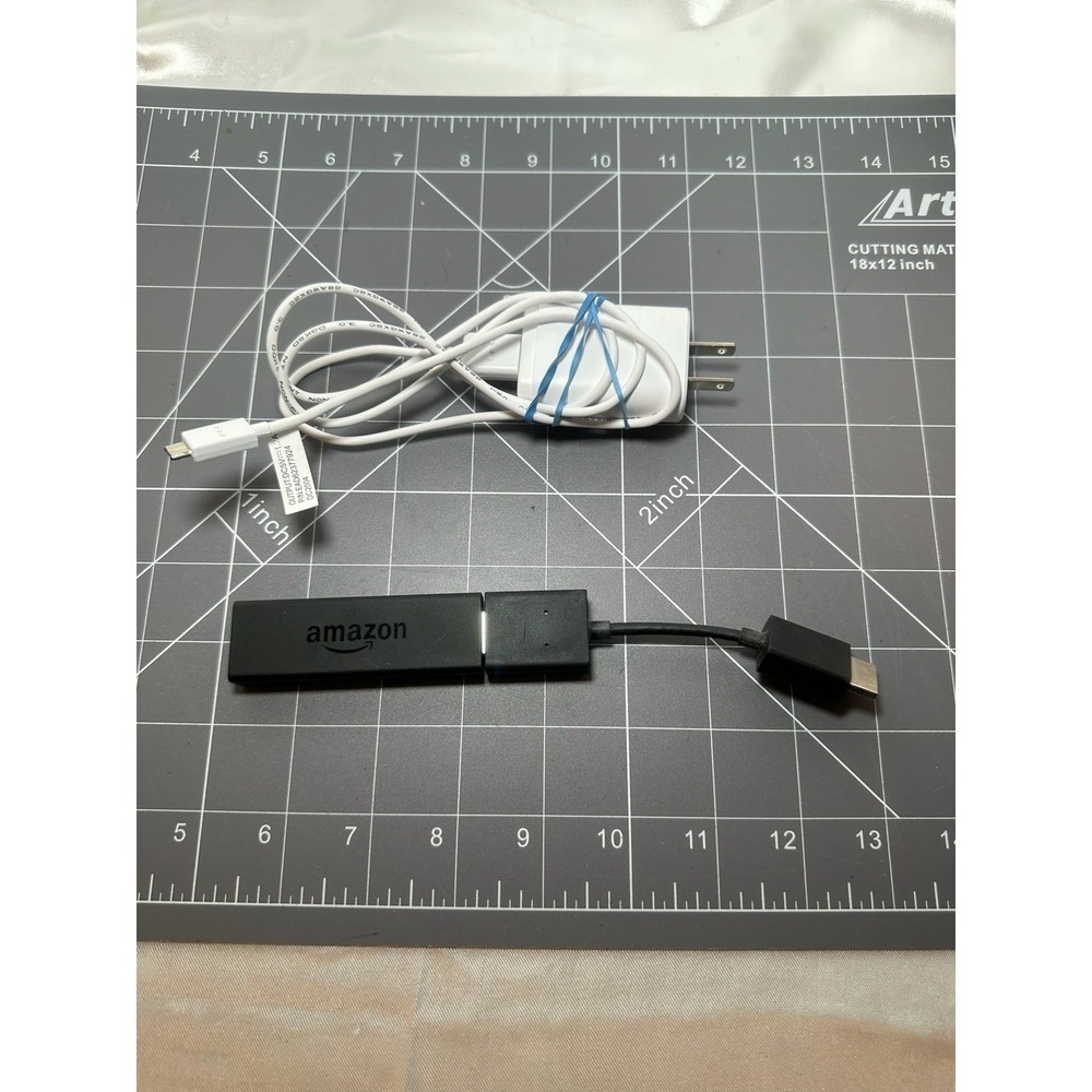 Amazon Fire TV Stick Only W87CUN 1st Generation w/ USB & HDMI ADAPTER No Remote
